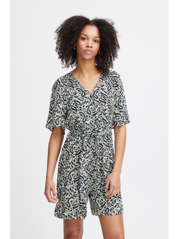ICHI Jumpsuit IHMARRAKECH AOP JS5 20120871 in Blau