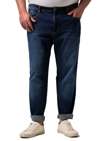 Men Plus Jeanshose in dark blue denim