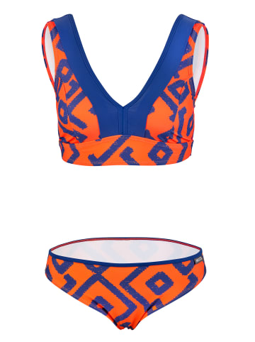BECO the world of aquasports Bikini Inka Graphic in blau-orange
