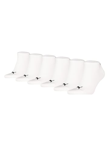 Puma Socken 6er Pack in Weiß