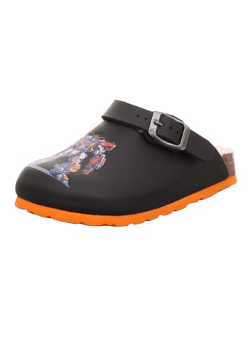 superfit Tieffußbett Pantolette FUSSBETTPANTOFFEL in Schwarz/Mehrfarbig