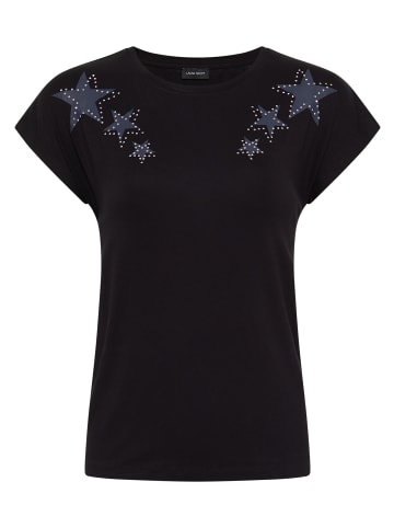 Laura Scott Kurzarmshirt in schwarz-blau