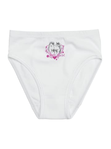 Sweety for Kids 3er-Set: Slip in weiss/rosé