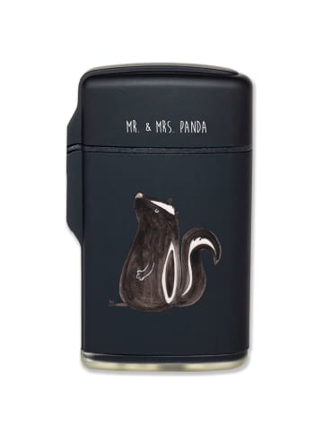 Mr. & Mrs. Panda Gasanzünder Stinktier Sitzen ohne Spruch in Schwarz