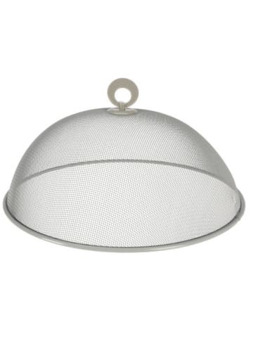 Excellent Houseware Metallabdeckung für Lebensmittel in grau