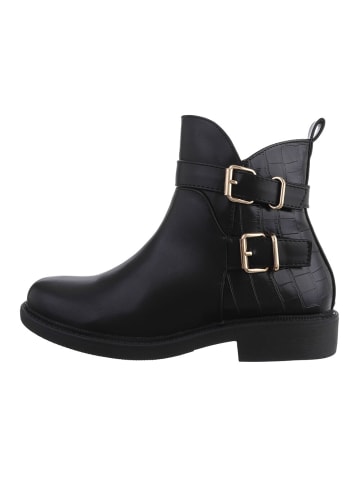 Ital-Design Stiefelette in Schwarz