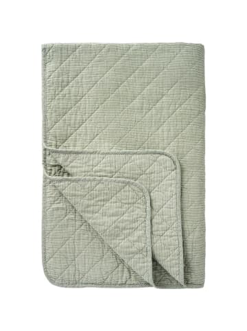 IB Laursen Quilt gestreift in grün