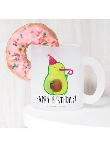 Mr. & Mrs. Panda Kaffeebecher Avocado Geburtstag mit Spruch in Transparent