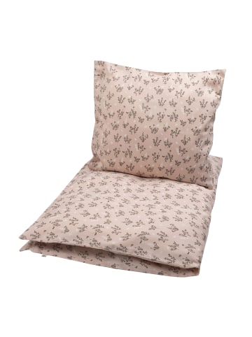 müsli Bettwäsche Baby in Nightingale/ balsam cream/ walnut