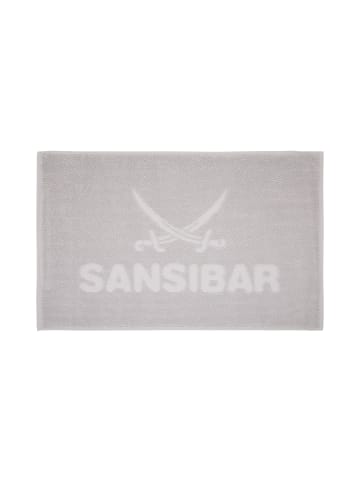 Sansibar Badteppich Pebble in Silber