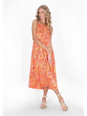 IZIA Dress in orange multicolor
