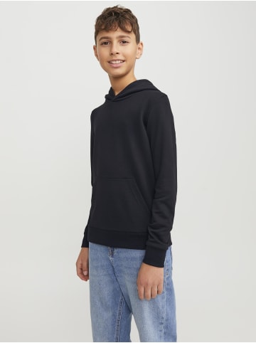 JACK & JONES Junior Kapuzenpullover in Black