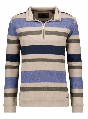 Ragman Troyer-Sweatshirt gestreift in Beige