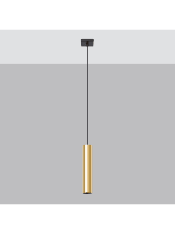 Nice Lamps Pendelleuchte CASTRO 1 poliertes Gold H 100