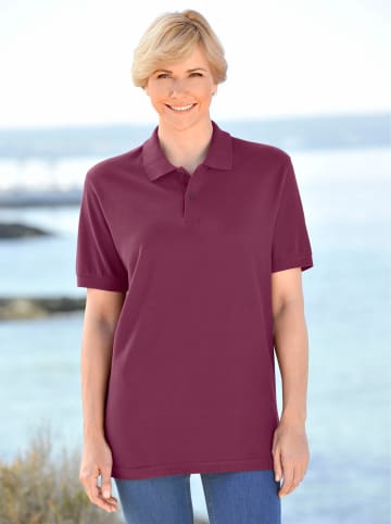 Fruit of the Loom Poloshirt in weinrot