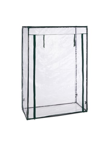 relaxdays 2 x Tomatengewächshaus in Transparent - (B)100 x (H)150 x (T)50 cm