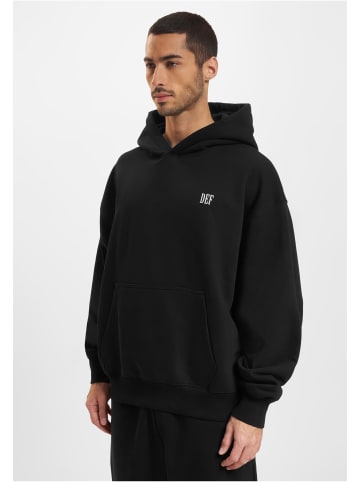 DEF DEF Kapuzenpullover in black washed