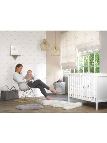 Casadeco Kindertapete Happy Dreams Wale beige grau