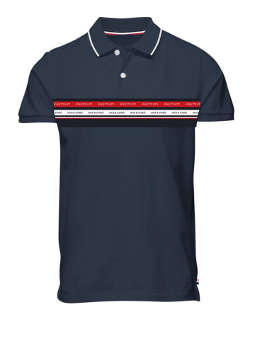 Jack & Jones Poloshirt 'JPRBLUWILLOW' in dunkelblau