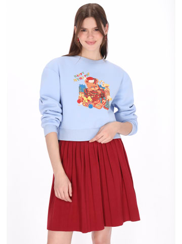 myMo Women Sweatshirt in light blue