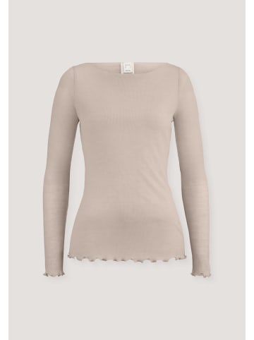 Hessnatur Longsleeve Fitted in düne