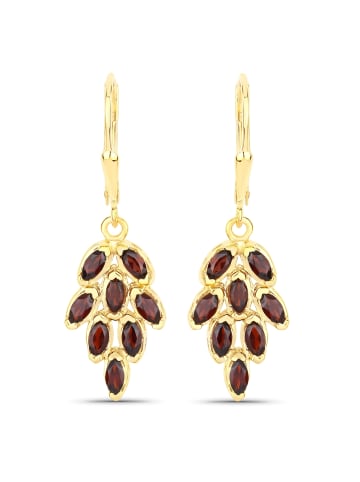 Rafaela Donata Ohrringe Sterling Silber Granat in gelbgold