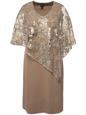 Ulla Popken Abendkleid in taupe