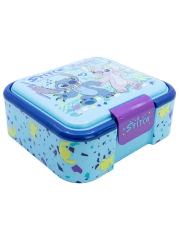 Lilo & Stitch Lilo & Stitch Kinder Brotdose – Lunchbox Pausenbox Schulbrotbox in Blau