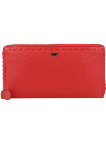 Braun Büffel Soave Geldbörse Leder 19 cm in rot