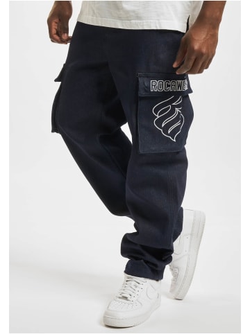 Rocawear Cargo Trousers in dark blue