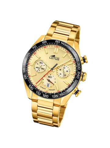 Lotus Chronograph-Armbanduhr Lotus Classic gold groß (ca. 44,5mm)