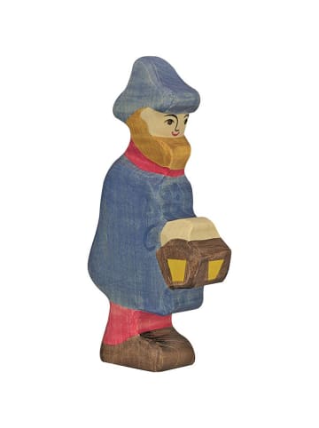Holztiger Hirte mit Lampe aus Holz - ab 3 Jahren