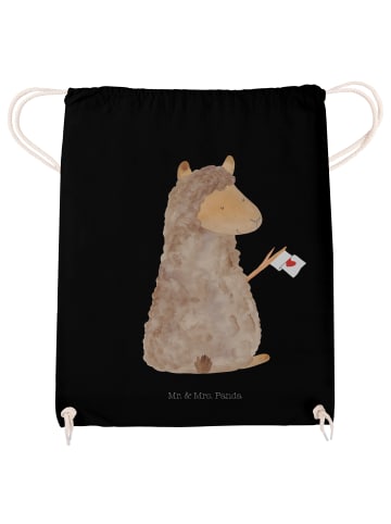 Mr. & Mrs. Panda gymnastiktasche Alpaka Fahne ohne Spruch in Schwarz