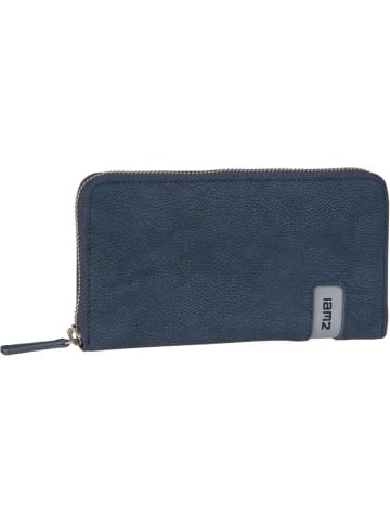 Zwei Geldbörse Mademoiselle M.Wallet MW2 in Nubuk/Blue