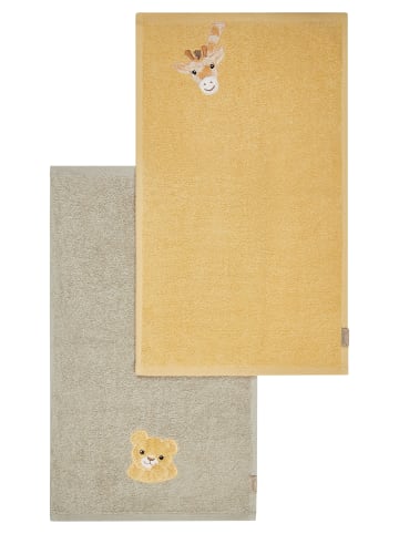 Sterntaler Kinderhandtuch 2er-Pack SAFARI in bunt