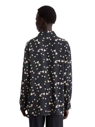 Marc O'Polo Print-Bluse relaxed in Dark Blue