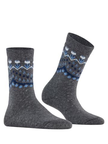 Falke Strümpfe Cosy Wool in Light grey