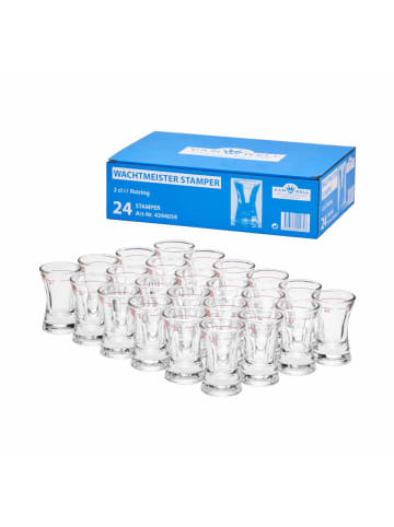 24er Set Stamper geeicht mit Rotring Wachtmeister in Transparent 2 cl