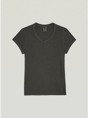 G-Star Raw Overdyed Eyben Slim V-Neck Top 2.0 asfalt gd
