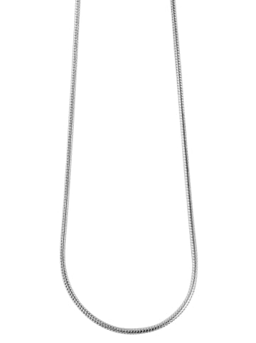Adeliás Unisex Halskette – Schlangenkette aus Edelstahl 60 cm in silber