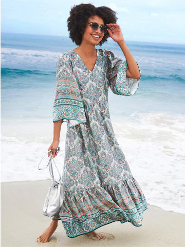 Heine Sommerkleid in sand-flamingo-bedruckt