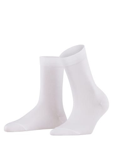 Falke Cotton Touch Socke in White