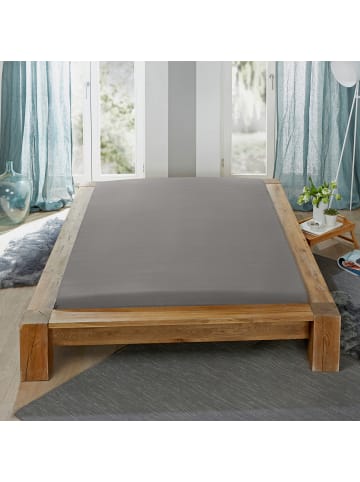 Erwin Müller Haustuch, Halbleinen, Leinen / Halbleinen Bettlaken Deggendorf in silber