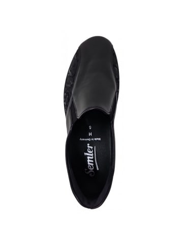 Semler Slipper Greta H in Schwarz
