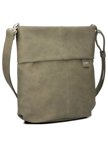 Zwei Mademoiselle M12 - Schultertasche 32 cm in nubuk-olive