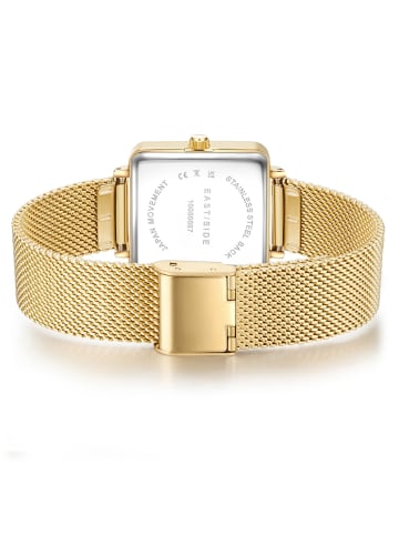 Eastside NY Quarzuhr Grand Edelstahl in gelbgold