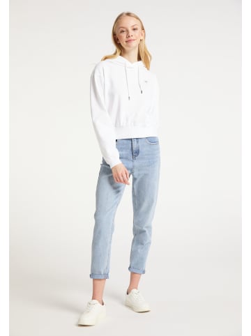 myMo Damen Hoodie in Wollweiss