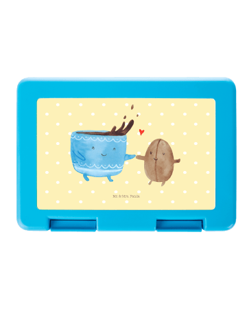 Mr. & Mrs. Panda Snackbox Kaffee Bohne ohne Spruch in Gelb Pastell