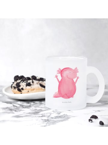 Mr. & Mrs. Panda Tasse Axolotl Hurra ohne Spruch in Transparent