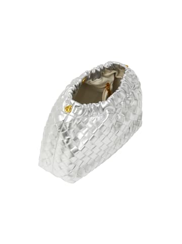faina Women Handbag in Silver